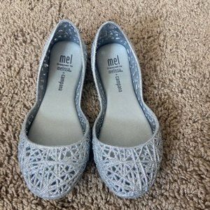 Silver Glitter Mini Melissa